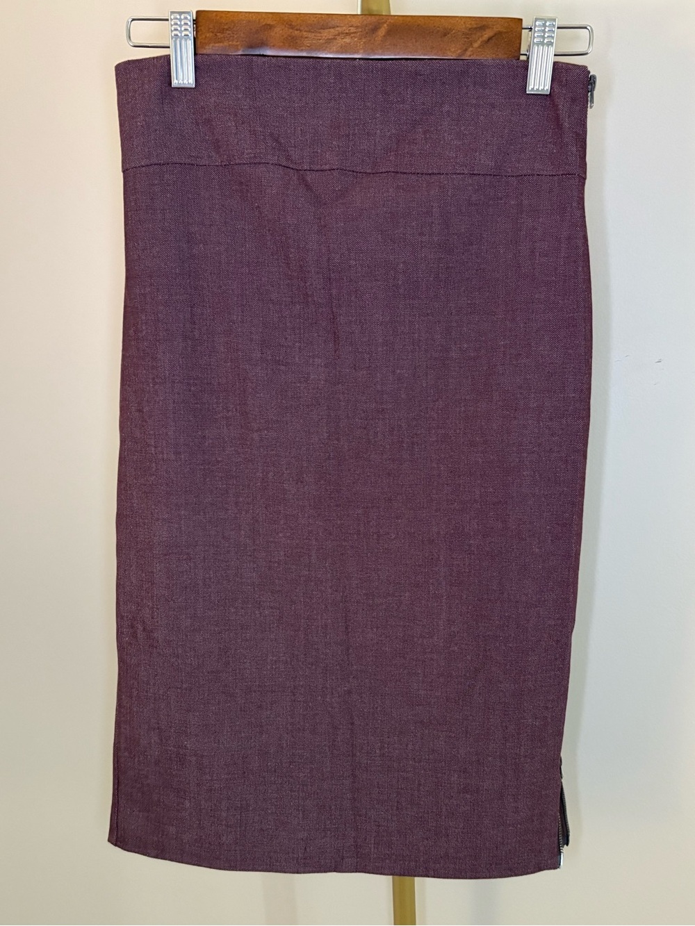 Express Women's Plum Pencil Skirt